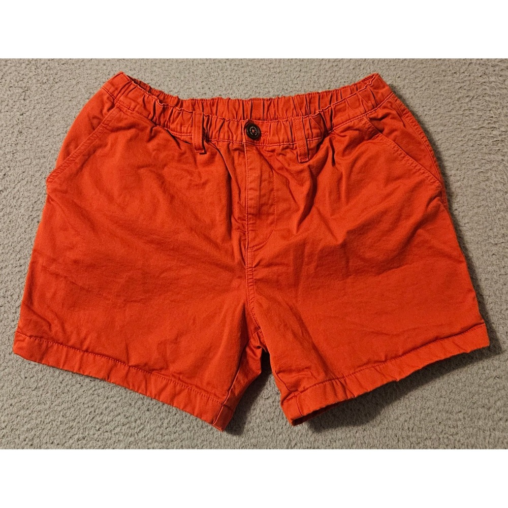 Chubbies Originals Mens Red Plaid Flannel Lined Stretch Shorts 5.5 Inseam Medium - Picture 1 of 9